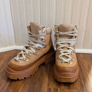 Canada Goose Tan and Brown Winter Boots